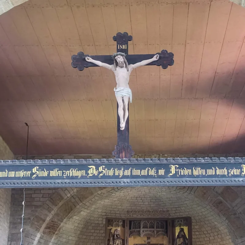 Pellworm Alte Kirche Thriumphkreuz Pellworm Alte Kirche Thriumphkreuz
